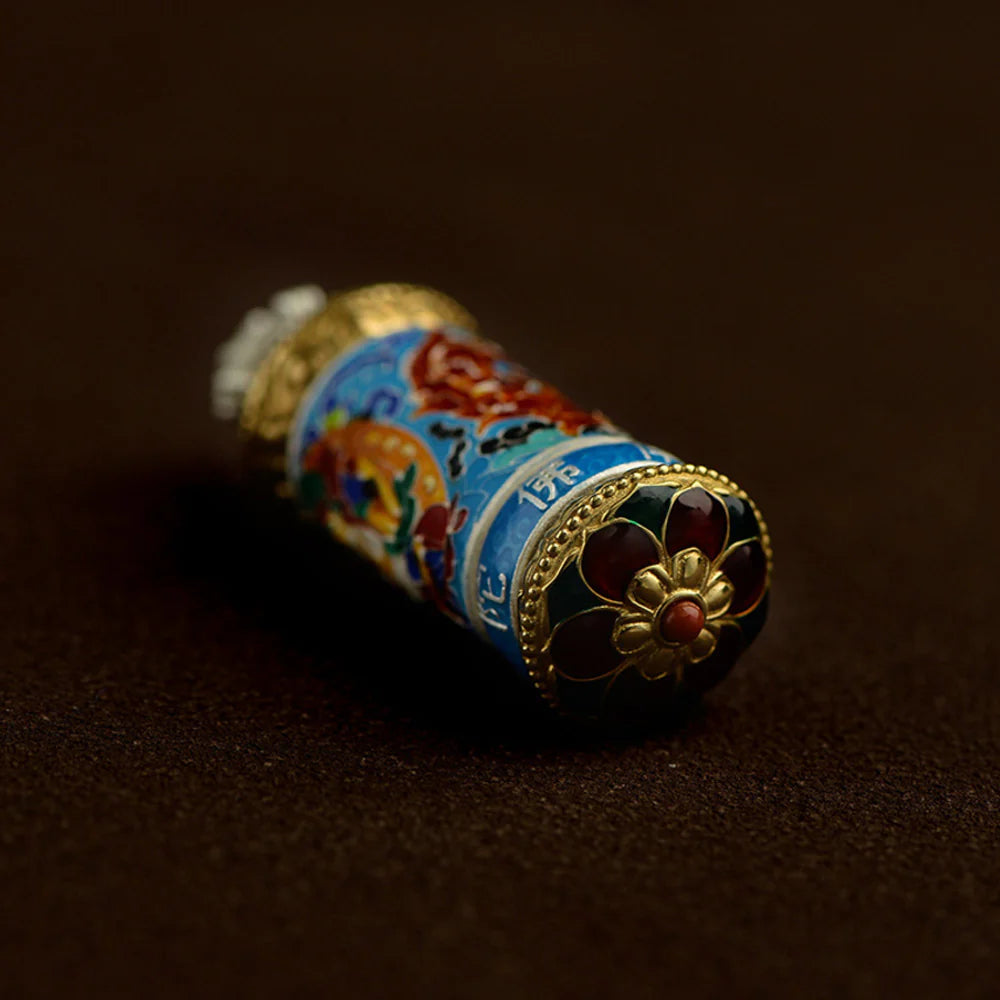 Guardian Prayer Wheel Pendant