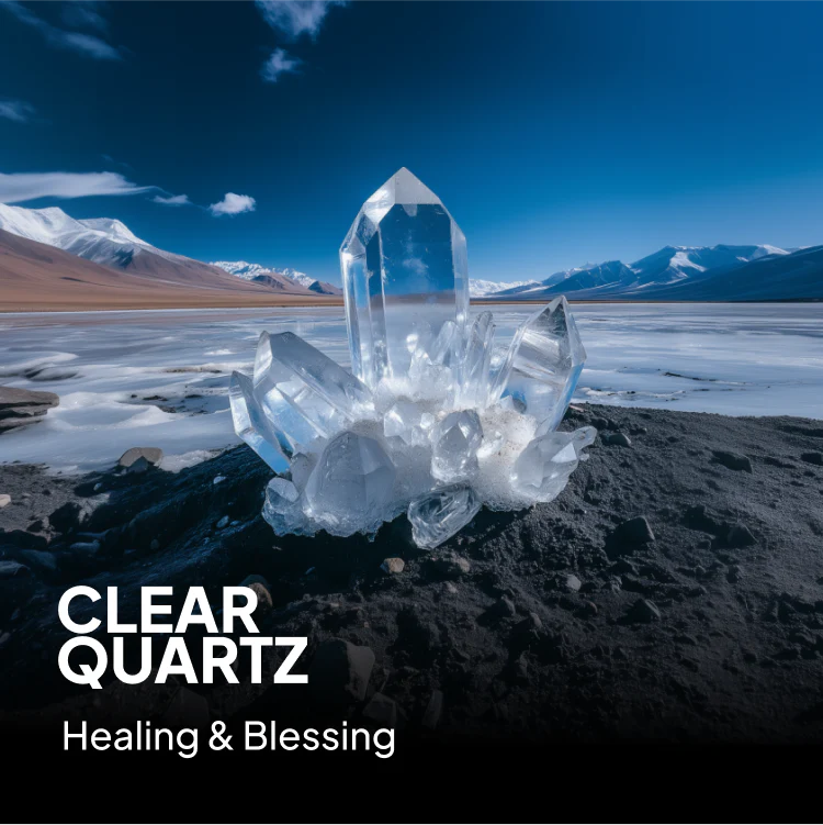 Customizable Energy Amulet Clarity Quartz Pendant