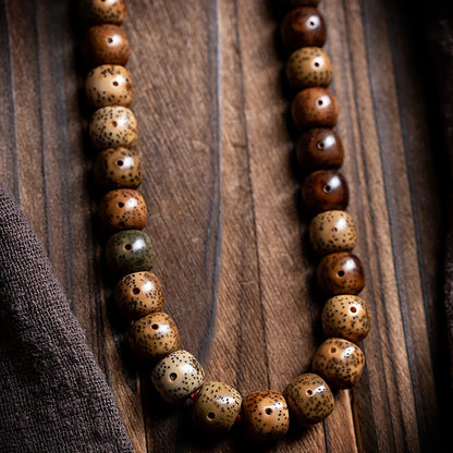 Blessed Bodhi Seed 108 Mala Beads Necklace