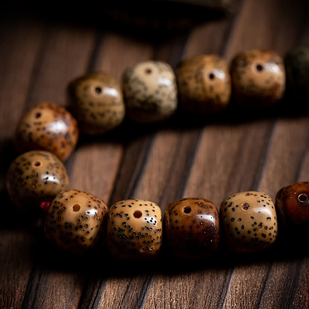 Blessed Bodhi Seed 108 Mala Beads Necklace