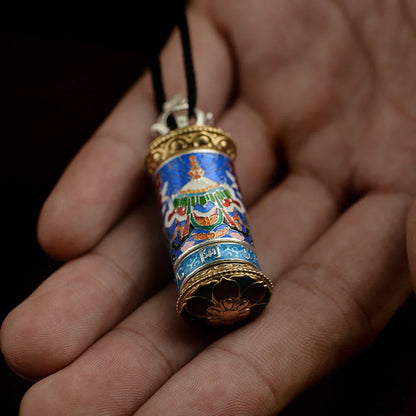 Guardian Prayer Wheel Pendant