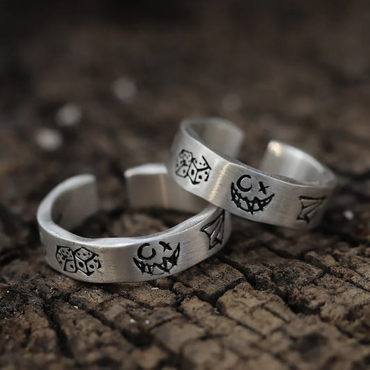 Guardian Glyphs Silver Ring