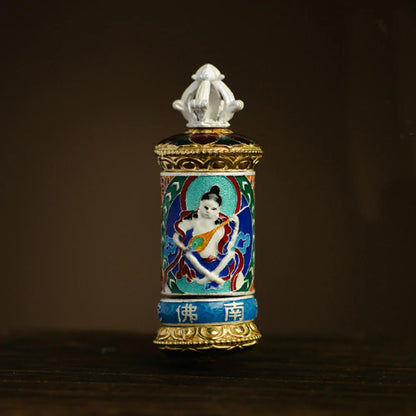 Guardian Prayer Wheel Pendant