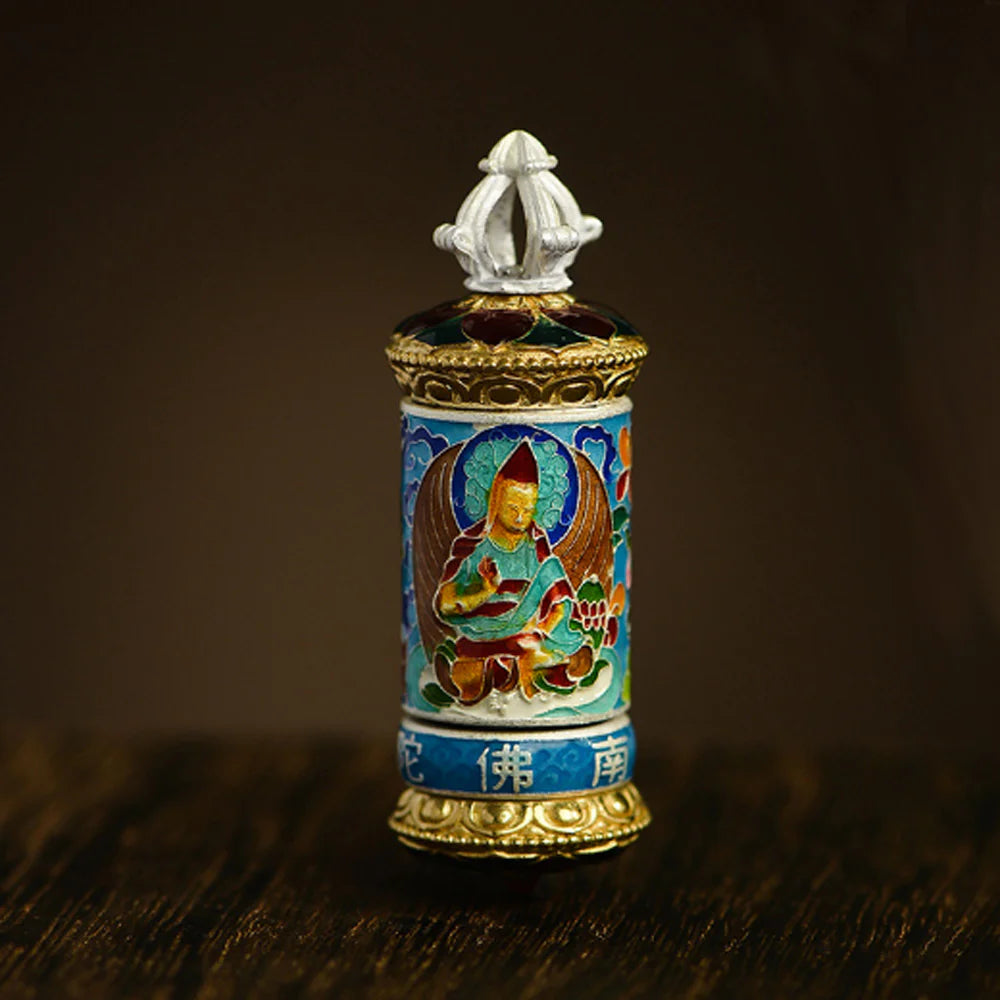 Guardian Prayer Wheel Pendant