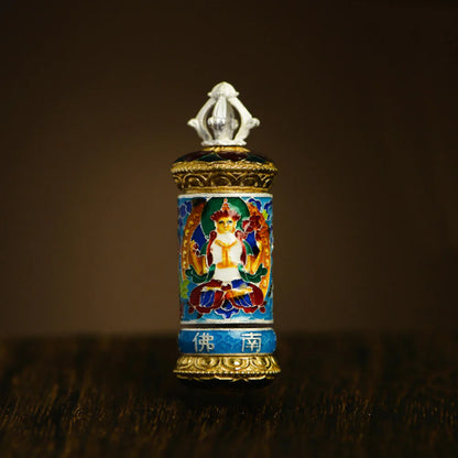 Guardian Prayer Wheel Pendant