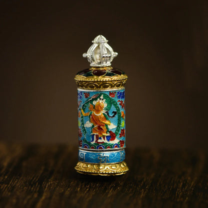Guardian Prayer Wheel Pendant