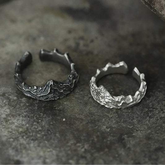 Mount KailashSilver Ring ï¿?Handcrafted Symbol of Serenity